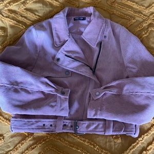 Corduroy moto jacket NASTY GAL